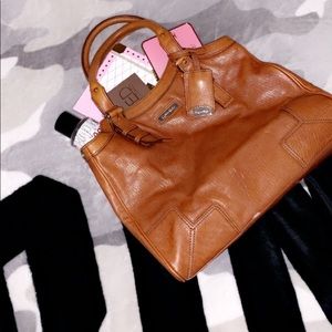 Brown Leather Calvin Klein purse💕